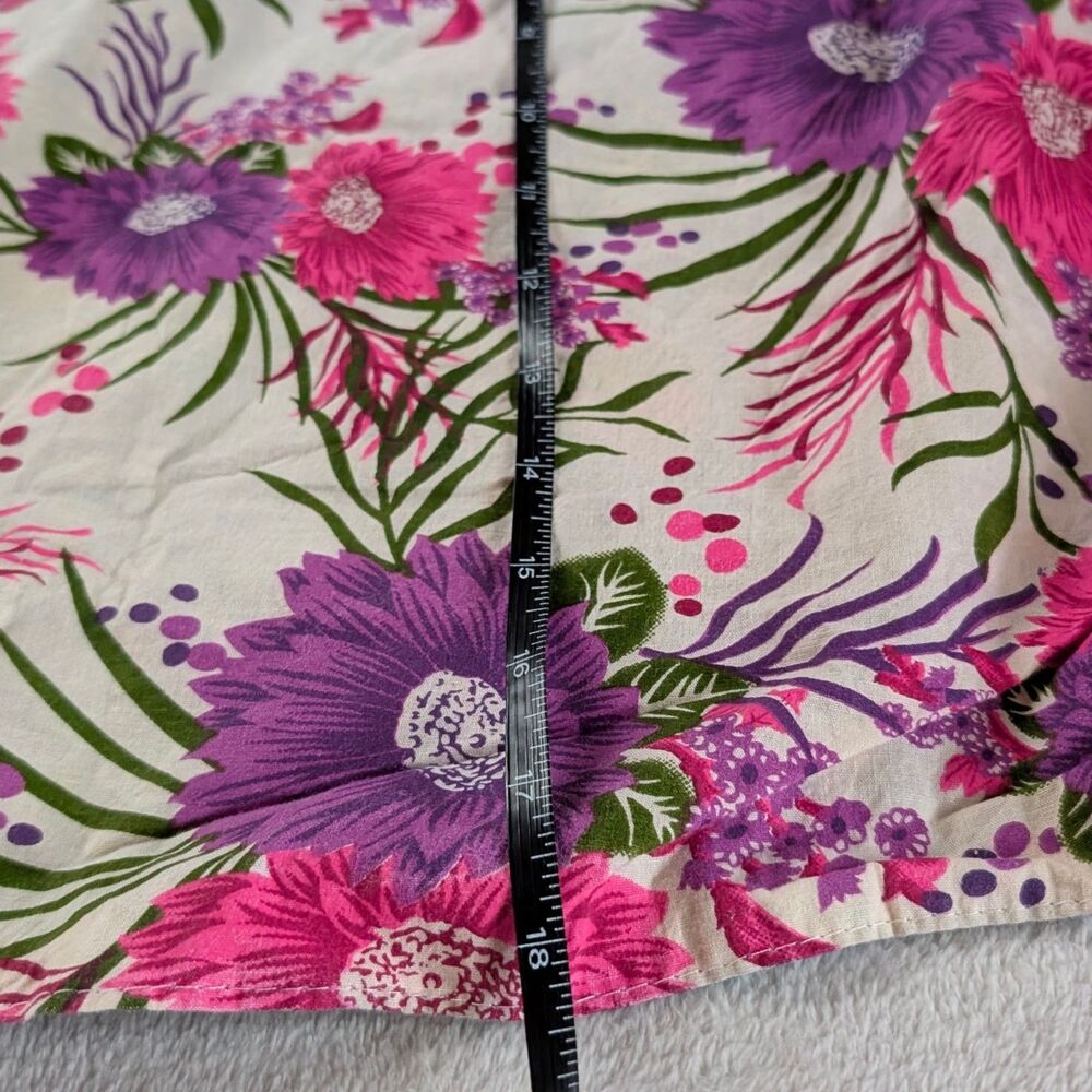 Zand Amsterdam Reversible Wrap Mini Skirt Women's One Size Paisley Floral - Picture 12 of 12